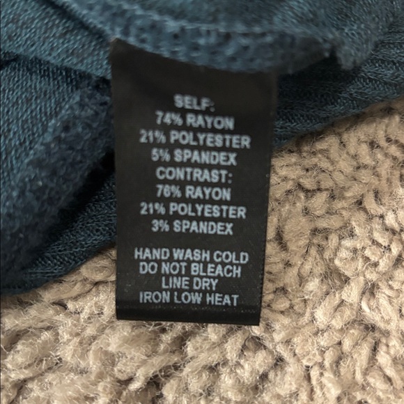 Lulu's Deep Teal Sweater Dress - Picture 3 of 4